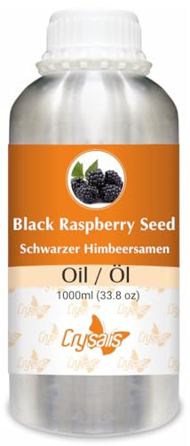 Crysalis Aceite de semilla de frambuesa negra (Rubus Occidentalis) - 1000 ml/33.8 Fl oz