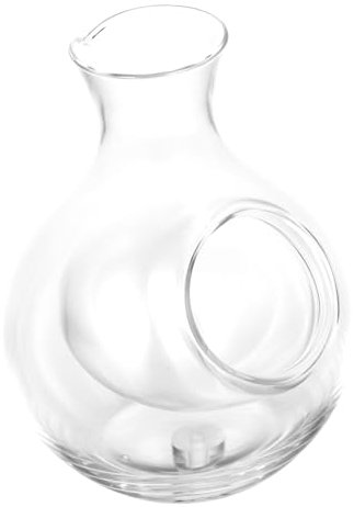 CLISPEED Bar Glass Wine Decanter Stylish Ice Wine Dispenser for Parties Safe Hand Blown Liquor Carafe Elegant Design for Enhanced Drinking Experience Practical and Convenient Use