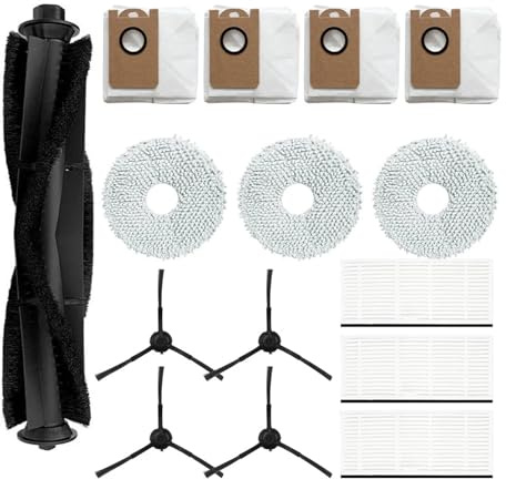 Kit Di Accessori For Spazzatrice, Spazzole A Rullo Laterali, Filtri, Panno For Mocio, Compatibile Con Proscenic, Aspirapolvere Robot M9, Utensili Elettrici For La Pulizia Della Casa, Ricambio(A)