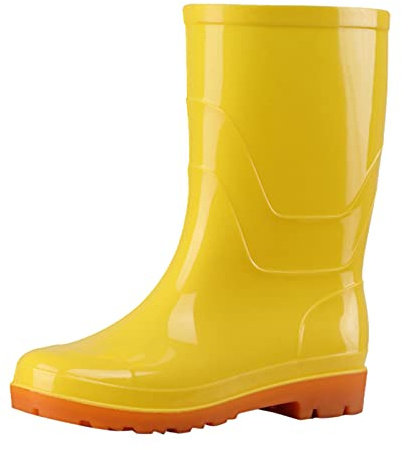 2026 Chaussures résistantes à l'usure Bottes Jardin Eau Hommes Pluie Extérieur Chaussures d'été Femmes Chaussures de Sport 41,5, jaune, 38 EU