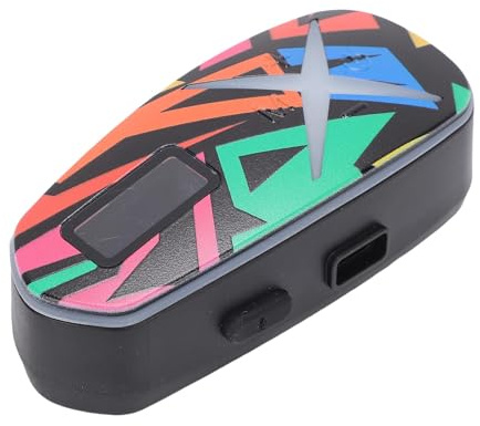Cuifati Auriculares de Comunicación Bluetooth para Motocicleta, Auriculares Bluetooth para Casco de Motocicleta a Prueba de Agua IP65, Sistemas de Comunicación para Casco, Pantalla de