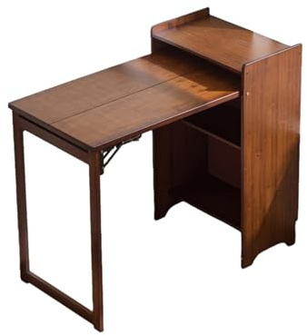 USFJATI 2 in 1 Tavolo a Scomparsa,Tavolo da Pranzo,Combinazione di Tavolos e mobile,Multiuso e Multifunzione da Pranzo,Salvaspazio,Lavoro, Studio,per Casa,Studio e Ufficio