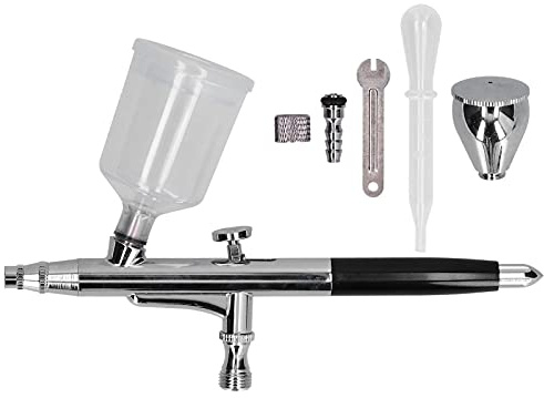 Respicefinem G1 8 Airbrush Kit Spray Gun for DIY Paint Spraying Model Printing Home Decoration with High Precision Atomization and Ergonomic Design