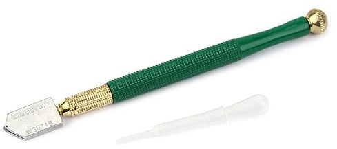 Rotella tagliavetro con manico in metallo antiscivolo per il taglio artigianale professionale portatile utensili manuali taglierina