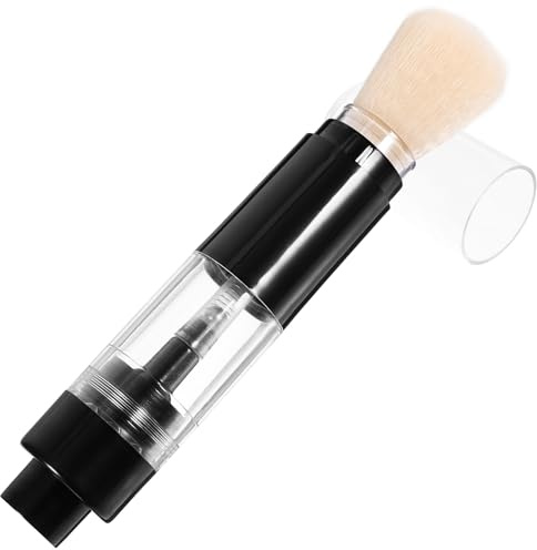 TEHAUX Brocha para Rubor Ligera y Fácil de Usar Fibras Sintéticas y Diseño Portátil Adecuado para Mujeres Principiantes en Maquillaje