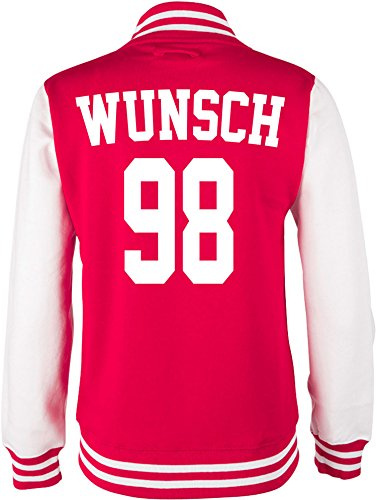 EZYshirt® Wunschname und Nummer | Damen | Herren | Kinder Superstar College Jacke