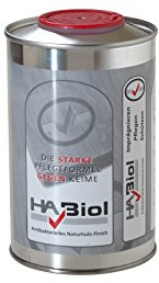 HABiol l'huile pour bois 500ml pour meubles et tables en bois, Dessus de cuisine en bois, pour intérieur