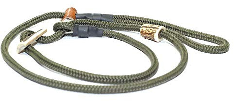 Retriever-Leine/Moxonleine Sporty-Style | robuste Hundeleine aus Tau mit Klemme & Halsbandfunktion | 8mm – besonders griffig & wetterfest | Training, Alltag & Dummyarbeit