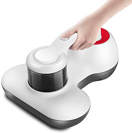 Topchances Aspirateur à main, sans fil, portable, faible bruit, forte aspiration, rechargeable, anti-acariens, pour la maison/voiture, literie et coussins (UE)