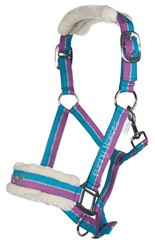 Funny Horses HKM Halfter, Pferdehalfter, Weide-, Stallhalfter, Shetty, 1 Stück (1er Pack)