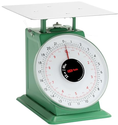 Tada Balance mécanique de cuisine et de nourriture robuste avec plateforme en acier inoxydable 10 kg