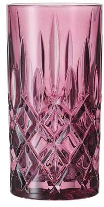 Spiegelau & Nachtmann 105442 - Set di 2 bicchieri da cocktail rossi, in cristallo, 395 ml, colore: Berry, Noblesse