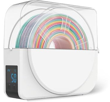 ERICAT Scatola Porta filamenti aggiornata, essiccatore per filamenti 3D Funzione di temporizzazione, Temperatura Regolabile da 35 ℃ a 55 ℃, Compatibile con filamenti da 1,75 mm, 2,85 mm, 3,00 mm