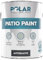 Polar Patio Floor Paint - Anthracite RAL 7016-5 Litre - Outdoor Floor Paint for Concrete, Garden Patio, Stone, Pathway Flags & Paving Slabs - Easy to Use UV & Weather Resistant