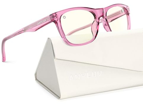 ANYLUV Blue Light Glasses for Kids, Youth Protection Glasses for Gaming, Teen Blue Light Glasses Reduce Eye Strain
