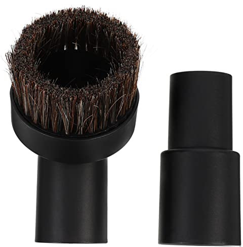 Cabilock 2sets Vacuum Hose Adapter Connector for Dust Extraction with Brush for Cleaning Corners Sofas Desks and Narrow Areas Compatible with Various Vacuum Cleaners