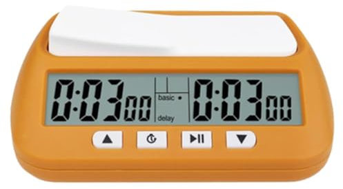 Chess Clock Digital Chess Timer Professional For Board Games with Alarm, 3-in-1 Portable Bas with Chess Clock, Multifunction