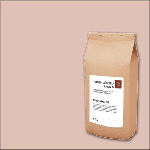 Fugenmörtel-Farben | Einsetzbar für Fugen im Innen- und Außenbereich auf Wand- und Bodenflächen (Apricot, 1kg)