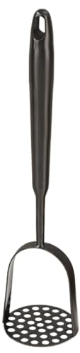 Presse-purée de pommes de terre, outil de cuisine, forme de poignée axée sur le confort, 31,8 cm, broyeur de haricots antiadhésif, gadget de presse alimentaire, structure de solide, pour la pré