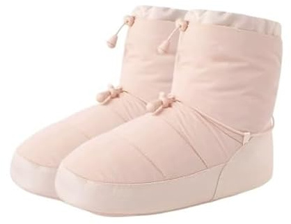 Duck Down High Top Camping-skor vinter varm camping utomhus vattentäta och vindtäta och halkfria för utomhus (rosa, XL 38-39)