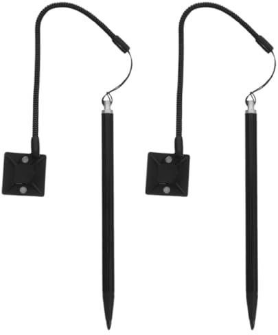 SECFOU 2 Stück Stift für Touchscreen Resistiver Touchscreen Stift aus Aluminium Kupfer und Abs mit Anti Verlust für Präzise Eingabe