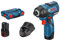 Visseuse GDR 12V-110 BOSCH + 2 batteries 3,0Ah + L-Boxx - 06019E0005