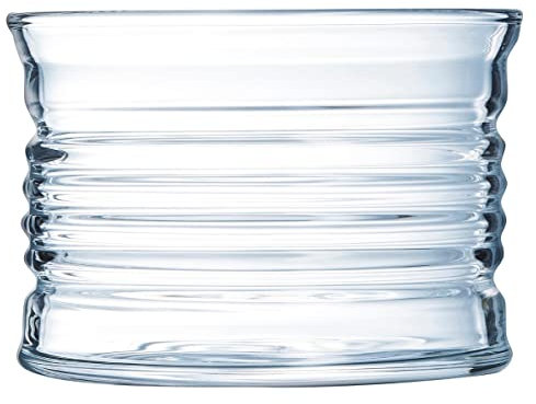 Arcoroc ARC N4788 Be Bop - Bicchiere da whisky, 215 ml, in vetro, trasparente, 6 pezzi