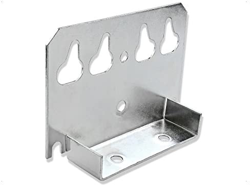 Mprofi MT® 2 X Connecteur de Lit - Équerres de Lit - Ferrure de Lit - Ferrure à Accrocher - Réglable en Hauteur Pour Support de Traverse Centrale et Caillebotis Acier Hauteur: 72mm