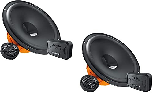 1 kit compatibile con HERTZ DIECI DSK 165.3 DSK165.3 sistema 2 vie da 6,5 165 mm 16,50 cm 80 watt rms 160 watt max woofer tweeter crossover 4 ohm