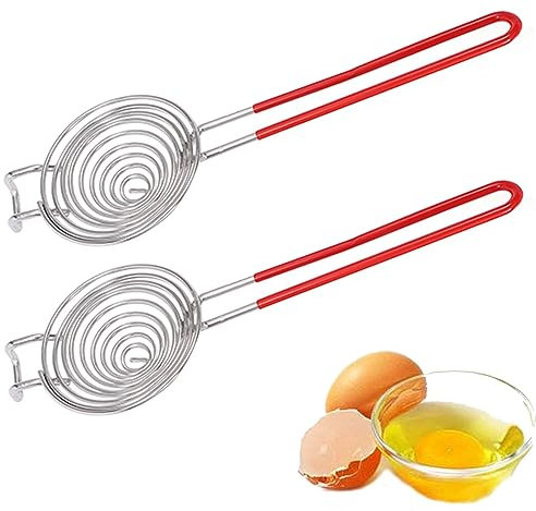 LEWITORS Eier Trenner, Edelstahl Ei Gelb Trenn Werkzeug, 2 StüCk