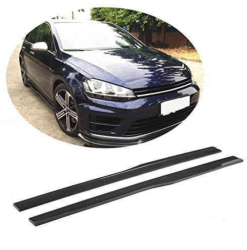 FUNSIE Auto-Trittbretter-Seitenschweller für VW Golf 7 VII MK7 R R-LINE 4door 2door 14-2017, Anti-Crash-Seitenstufenpedale, Seitenschweller-Auto-Seitenkörper-Kit