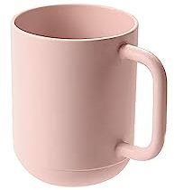 Verres à Eau Ensembles de Tasses à café en Plastique réutilisables Grandes Tasses à café for café thé Lait de Cacao Chaud Micro-Ondes et Lave-Vaisselle Verre a The (Color : Pink)