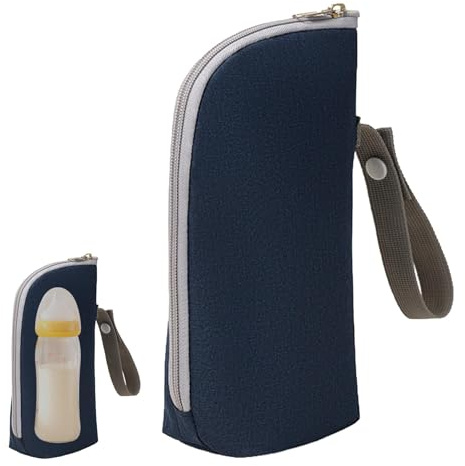 Insulated Bottle Bag - Breast Milk Insulated Case, Insulated Bottle Holder for Kids | Breastfeeding Bottle Warmer Bag, Nursery Bottles Cooler Bag, V Shoulder Strap
