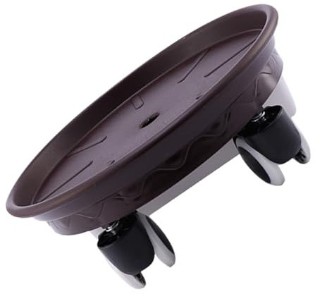 YARNOW Plateau à Plantes avec roulettes Support pour Pots De Fleurs Socle Déplaçable De Jardinage