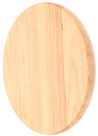 DOITOOL Tabouret Rond Bois De Remplacement Pour Bar Assise Robuste Avec Surface Bois Pour Cantine