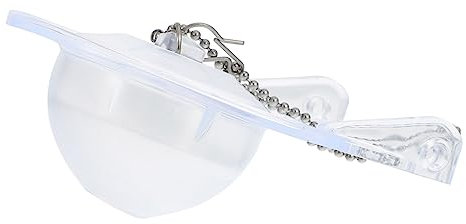 Gadpiparty Ablaufventil Aus Pvc Für Toilette Verstellbare Klappe Abdichtung Für Badezimmer Mit Edelstahlkette Langlebig Gegen Hartes Wasser
