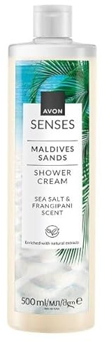 Avon Duschcreme Maledives Sands Meersalz/Frangipani 500 ml
