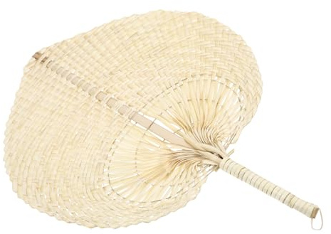 Anneome Abanico de Palma Mano Portátil Ventilador Veraniego Ligero Decoración Pared