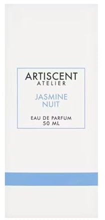 Arti-scent Jasmine Nuit 50ml Eau de Parfum - GIFT - Key Notes : Almond, lemon, pear, Jasmine, Vanilla orchid, Sandalwood