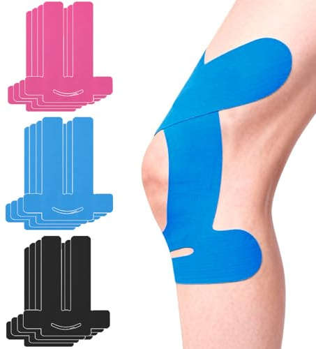 Kinesiologie Tape Rollen lindern Muskelschmerzen und Belastungen an Schultern, Handgelenken, Knien und Knöcheln, elastisch, wasserdicht, gute Luftdurchlässigkeit, hypoallergen, Trans Tape Kinesiotapes
