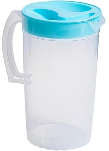 Tubayia Jarra de agua para hervidor de agua fría Iced Tea Pitcher Portable Bebidas Jugo Jarra para Frigorífico para Limonada Té Helado