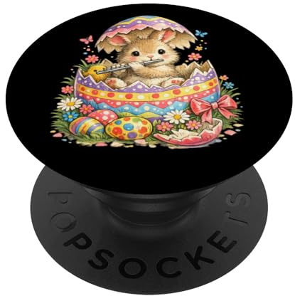 Flauto Easter Bunny Egg Hatched | Sorpresa carina PopSockets PopGrip Adesivo