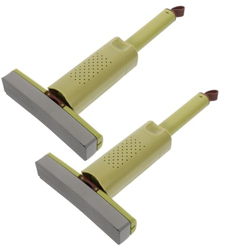 IDEANATEGRATE Trapeador Portátil de Pared 2piezas para Limpieza Versátil y Conveniente, Material PP y Abs, Diseño Moderno Adecuado para Oficina y Hogar