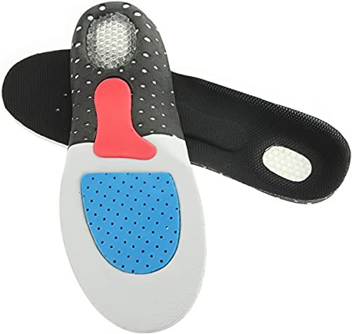 Plantar Fasciitis Supports Orthotic Insole Fachilles Tendonitis Heel Support For Shoes , Multicoloured, 6 to 9 UK (39-43 Europe)