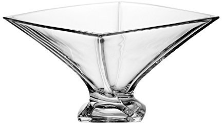 Barski - Europeisk kvalitetsglas - blyfritt - kristallin - fyrkantig fotskål - 16,5 cm diameter - tillverkad i Europa