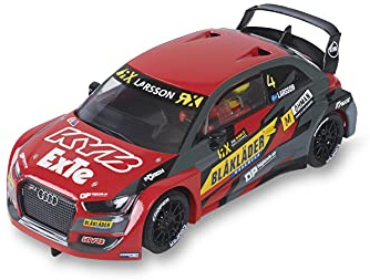 Scalextric - Coche de carreras ORIGINAL - Coche Slot escala 1:32 (Audi S1 RX Blaklader)