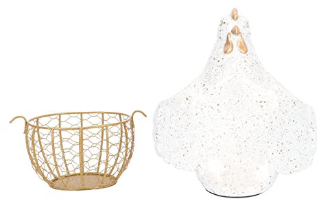 Zerodeko Ei-aufbewahrungsbehälter Aus Eisen Food Storage Basket Decorative Wire Basket Für Küche Und Haushalt Zur Aufbewahrung Von Eiern Und Obst