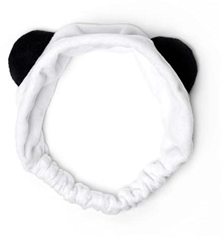 Legami - Haarband, Me Time, 24,5 x 11 cm, Polyester, Panda-Motiv, zum Sammeln von Haaren, Make-Up, Gesichtsbehandlung, weiches Stirnband