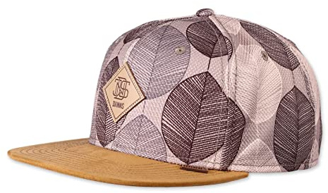 Djinns - Mod Leaf – Snapback-keps basebollkeps keps, Beige brun, En Storlek