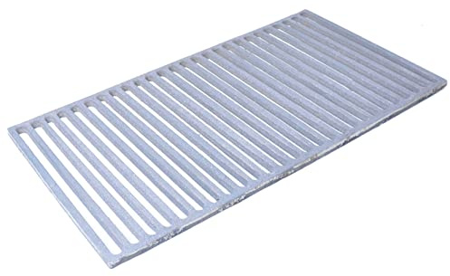 Aqbau® Grillgaller av gjutjärn 630 x 365 mm grillgaller BBQ
